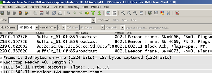 AirPcapOnWireshark